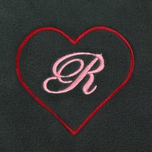 Single Heart Initial