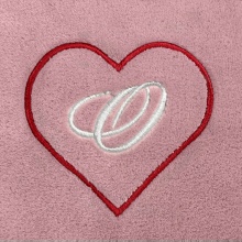 Single Heart Initial