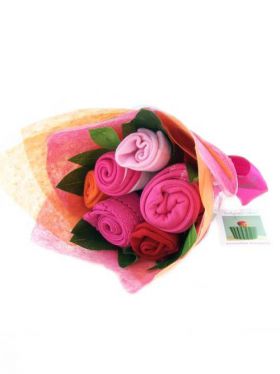 Babycupcakes Essential Clothes Bouquet - Funky Fuschia