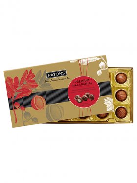 Paton's Premium Gold Chocolate coated Macadamia Nuts 170g