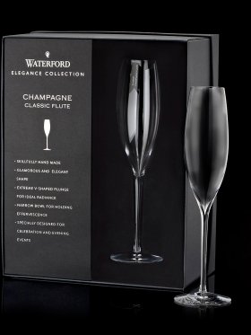 Waterford Crystal Elegance Champagne Classic Flute Pair