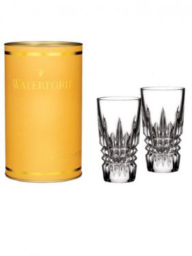 Waterford Crystal Giftology Lismore Diamond Shot Glass Pair