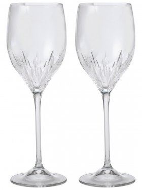 Wedgwood Vera Wang Duchesse Crystal Wine Pair