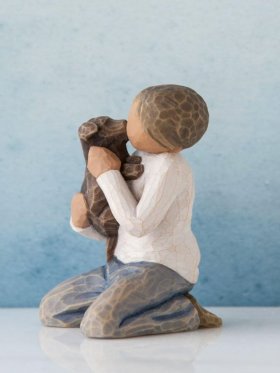 Willow Tree Figurine - Kindness Boy - Dark