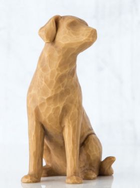 Willow Tree Figurine - Love my Dog (Light)