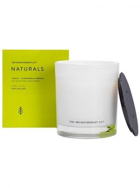 The Aromatherapy Co. Naturals Candle 370g, Forest: Evergreen & Freesia