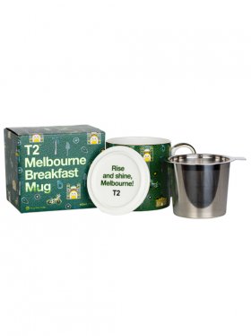 T2 Iconic Melbourne Breakfast Mug with Infuser