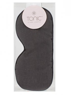 Tonic Eye Mask - Luxe Linen, Charcoal