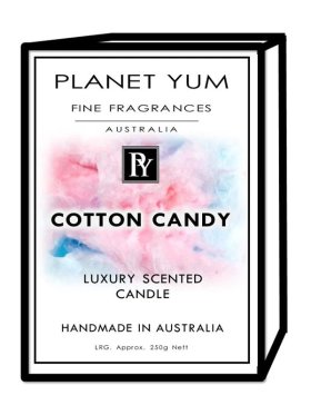 Planet Yum Cotton Candy Luxury Scented Candle 160g