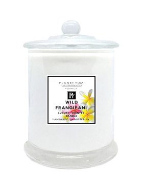 Planet Yum Wild Frangipani Luxury Scented Candle 160g