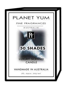 Planet Yum Fifty Shades Luxury Scented Candle 160g