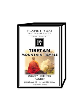 Planet Yum Tibetan Mountain Temple Luxury Scented Candle 160g