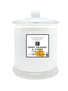 Planet Yum Sweet Orange & Cassis Luxury Scented Candle 160g