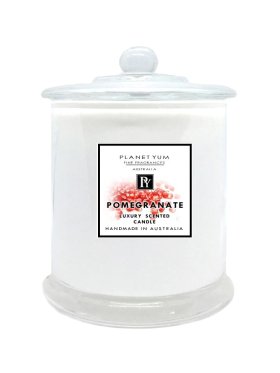 Planet Yum Pomegranate Luxury Scented Candle 160g