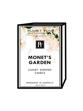 Planet Yum Monet's Garden Luxury Scented Candle 160g