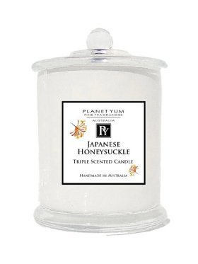 Planet Yum Japanese Honeysuckle Luxury Scented Candle 160g