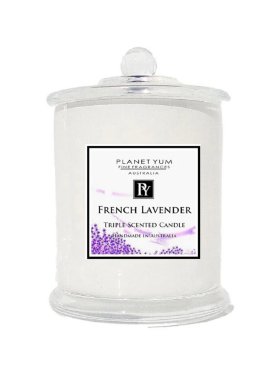 Planet Yum French Lavender Luxury Scented Candle 160g