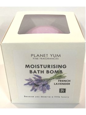 Planet Yum French Lavender Bath Bomb 245g