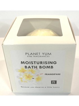 Planet Yum Frangipani Bath Bomb 245g