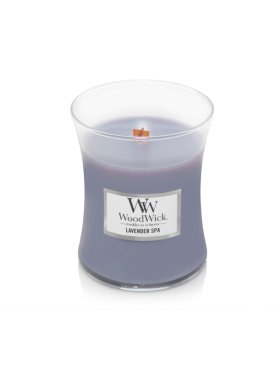 WoodWick Candle Lavender & Spa Medium 275g